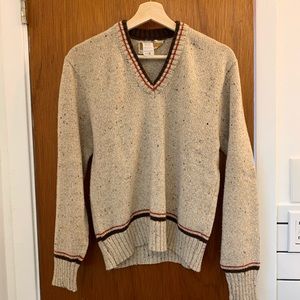 Vintage light brown varsity sweater